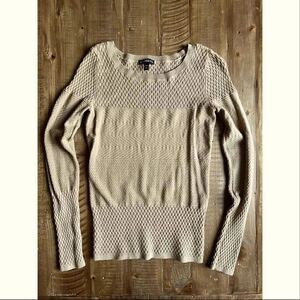 Express waffle knit long sleeved top size XS